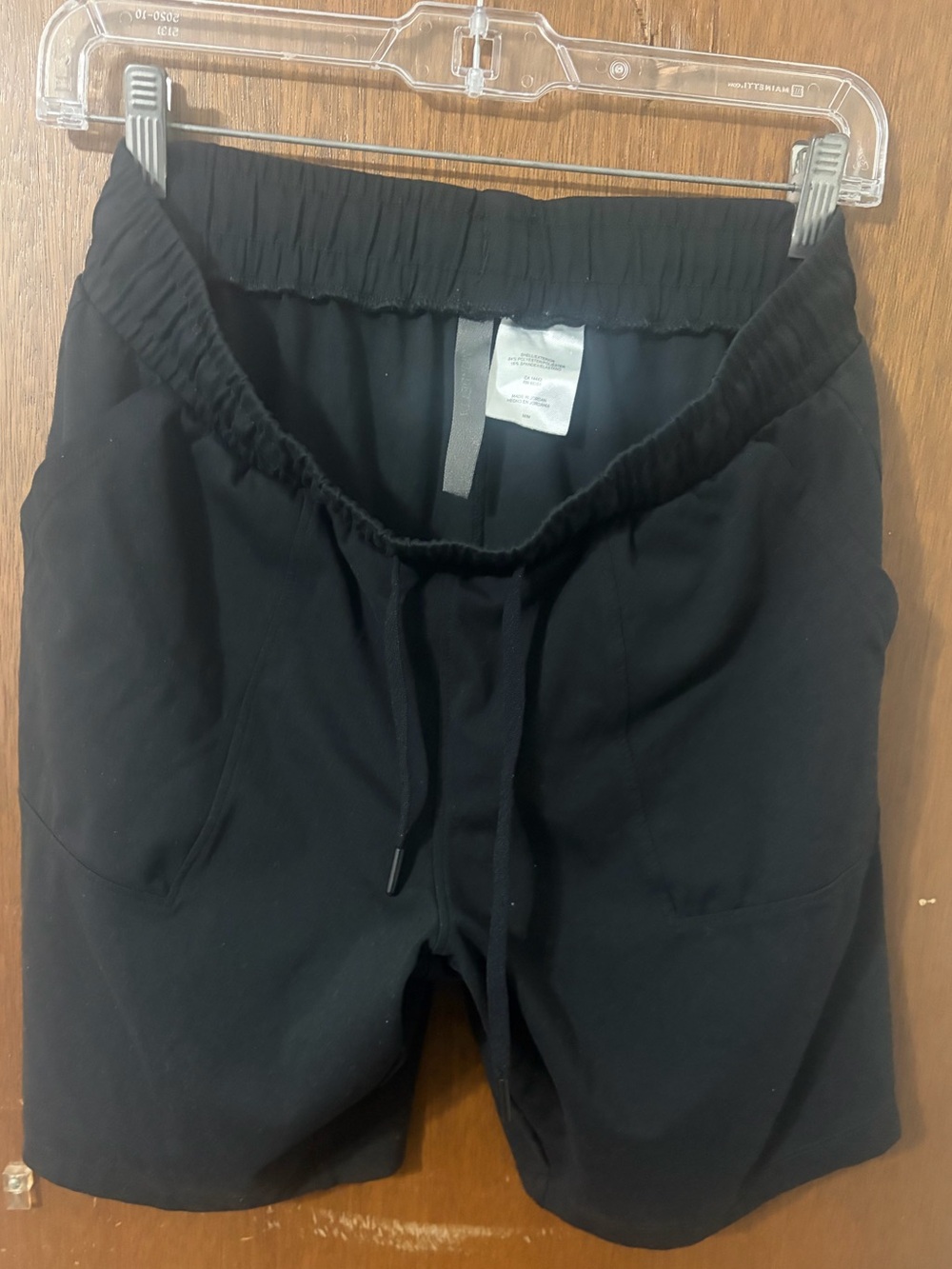 Mondetta Black Elastic Waist Athletic Shorts